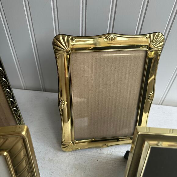 Set of 4 Gold Frames Wedding Wall Memory Gallery Wall Pictures Assorted Ornate - Picture 4 of 11